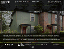 Tablet Screenshot of barringtonapartments.org